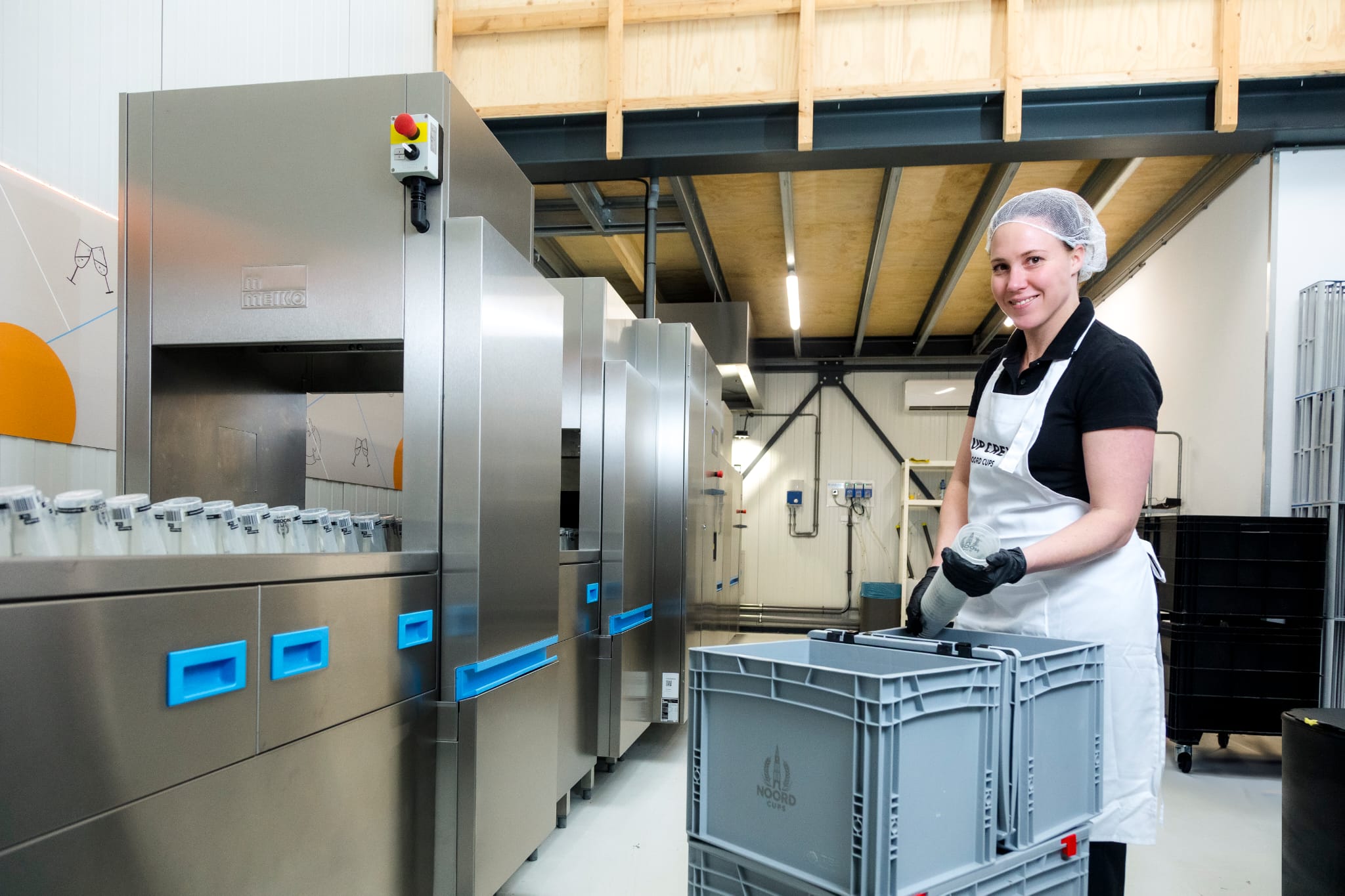 Noord Cups reinigt miljoenste herbruikbare beker en opent duurzaamste wasstraat van Europa! 